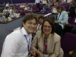 Dr. Eli Vinokur with Ms. Elizabeth Longworth