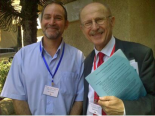 Dr. Gilad Shadmon with Mr. Wilfried Lemke